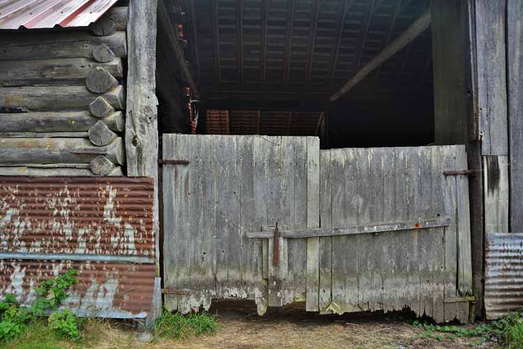 old barn door